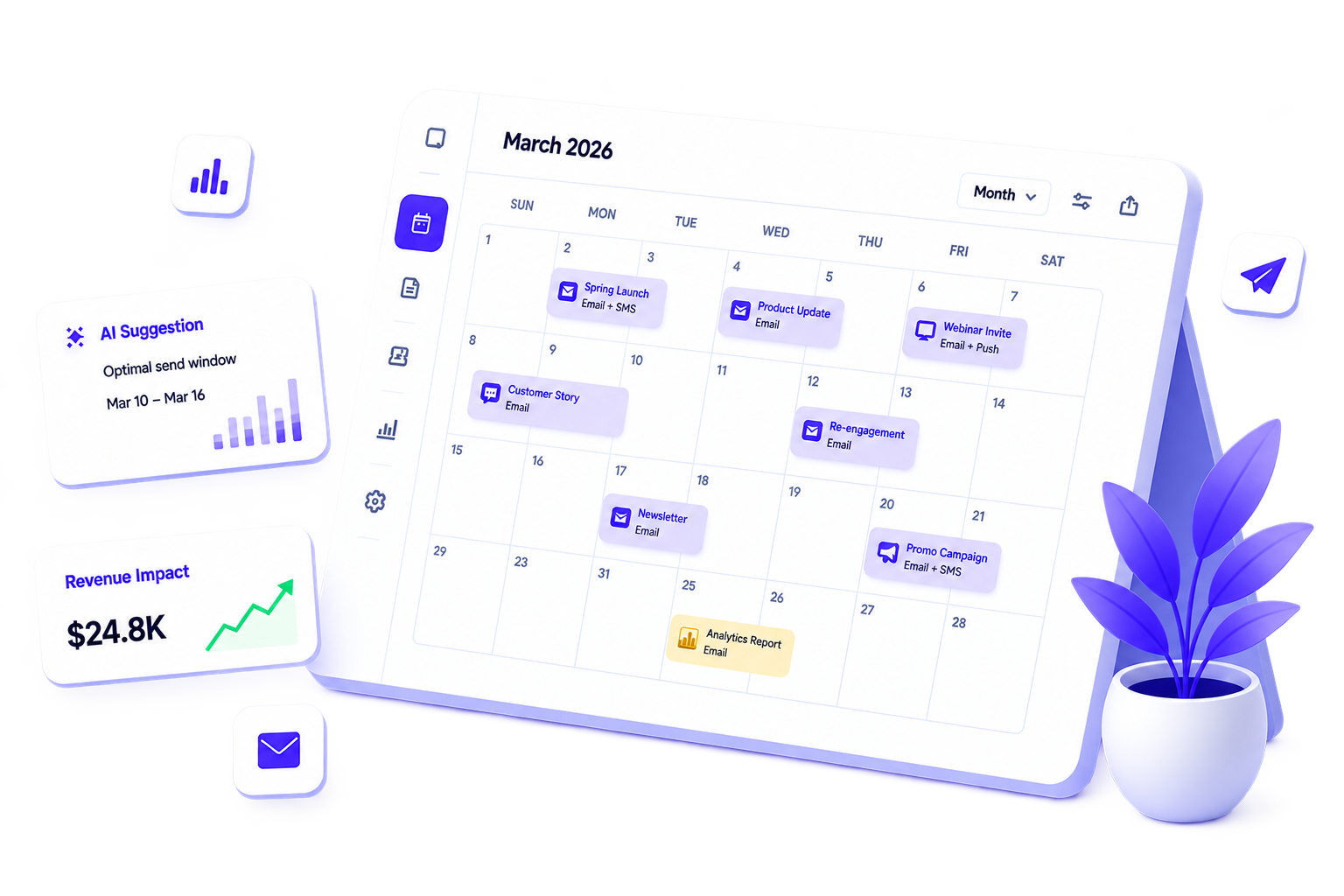 EmailPilot AI Campaign Calendar